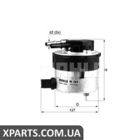 Фільтр паливний KNECHT KL569