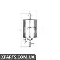 Паливний фільтр KNECHT KL571