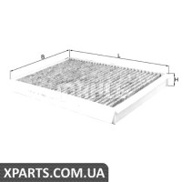 Фільтр, повітря у внутрішньому просторі KNECHT LAO307