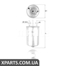 Паливний фільтр KNECHT KL511