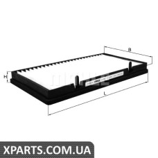 Фільтр, повітря у внутрішньому просторі KNECHT LA382