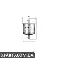 Паливний фільтр KNECHT KL61
