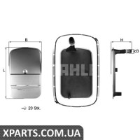 Гідрофільтр, автоматична коробка передач KNECHT HX159KIT