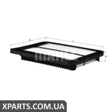 Повітряний фільтр KNECHT LX2649