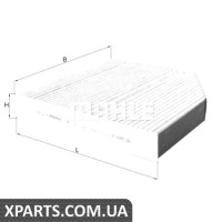 Фільтр, повітря у внутрішньому просторі KNECHT LAK1161