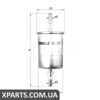 Паливний фільтр KNECHT KL83