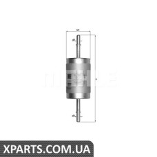 Топливный фильтр KNECHT KL181