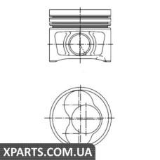 Поршень VW 81.01 BPW/BMM/BMP/BSS/BWW/CBHA CYL 1-2  KS Kolbenschmidt 40408600