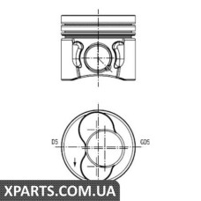 Поршень комплект VW/SKODA/SEAT GolfCaddyJettaTouranPassat 19TDI 1-2 цил. 04- Kolbenschmidt 40421600