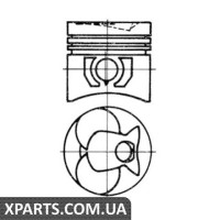 Поршень MB 9150 OM616/617 KS Kolbenschmidt 93444620