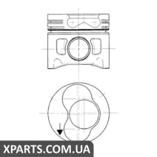 Поршень VAG 80.01 1Z/AFN/AGR/AHF/ALH/ASV/AVG/AHH/AHU/ALE/AEY 3-4CYL  KS Kolbenschmidt 94428720