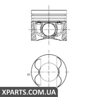 Поршень у комплекті на 1 циліндр, STD KOLBENSCHMIDT 40095600