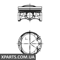 Поршень в комплекте на 1 цилиндр, STD KOLBENSCHMIDT 41197600