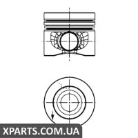 Поршень у комплекті на 1 циліндр, STD KOLBENSCHMIDT 40353600
