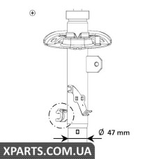 Амортизатор підвіски KYB 3338002