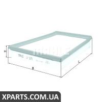 Фільтр повітряний BENTLEYR 40 12 Mahle LX2879