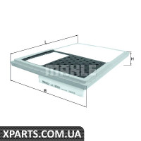 Фільтр повітряний Mahle LX18501