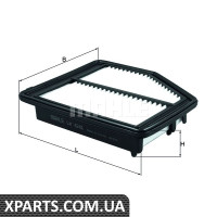 Фільтр повітряний HONDA 18 12 Mahle LX4241
