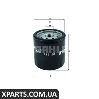 Фільтр масляних Chrysler Dodge Jeep Mahle OC614