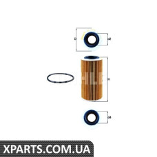 Фільтр масляний AUDI A4A6A7Q7 30TDI Mahle OX1076D
