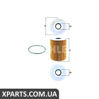 Фiльтр масляний Porsche Mahle OX254D4