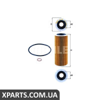 Фільтр масляних BMW Mahle OX368D1