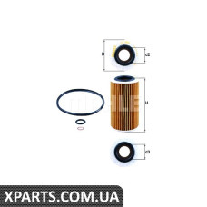 Фильтрующий элемент масляного фильтра Hyundai KIA Opel Mahle OX384D