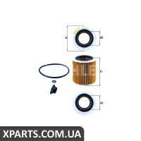 Фільтр масляних BMW 123 Series 20 Mahle OX387D1