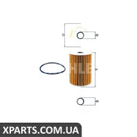 Фільтр масляний Nissan Opel Renault Mahle OX415D