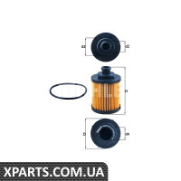 Фільтр масляний Opel Fiat Mahle OX418D