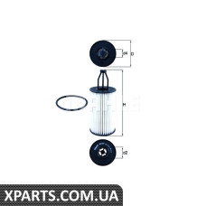 Фільтр масляний MB C-class III W204W221S212W212 OM642M276M278 11- Mahle OX814D