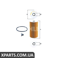Фільтр масляний Hyundai KIA Mahle OX377D