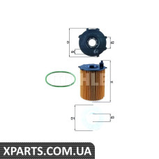Фільтр масляний CITROEN/PEUGEOT 206207307308BipperExpertPartnerС4С3BerlingoJumpyNem Mahle OX1712D1