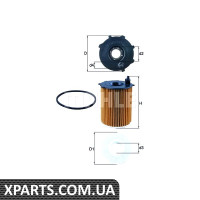 Фільтр масляний Mahle OX1712D