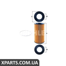 Фільтруючий елемент масляного фільтра DAF Mahle OX434D