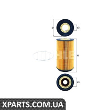 Фільтруючий елемент фільтра масляного Audi Bentley VW Mahle OX557D