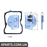 Фільтр АКПП AUDI/SEAT/SKODA/VW 09G/6-speed gear Mahle HX150KIT