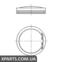 Поршень у комплекті на 1 циліндр, STD MAHLE 028PI00128000