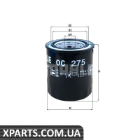 Фільтр масляний Mahle OC275
