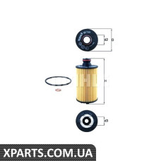 Фільтр масляний SSANGYONG 16-22 12 Mahle OX1141D