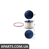 Фільтр паливний PSA Ford Volvo Mahle KX201D