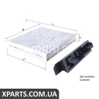Фільтр салону DACIA/NISSAN/RENAULT DusterMicraNoteClioLogan 10i-16i-15Dci 03- Mahle LAK230