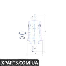 Фільтр паливний Seat Skoda VW Mahle KL1766D