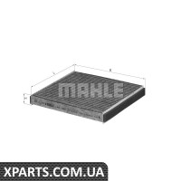 Фільтр салону Toyota/Lexus 00кутний Mahle LAK490