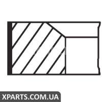 Комплект кілець на поршень MAHLE 001RS001110N1