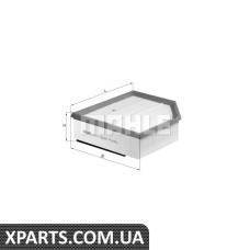 Фiльтр повiтряний Volvo Mahle LX12891