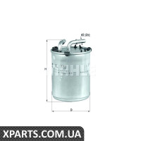 Фільтр паливний SKODA/SEAT/VOLKSWAGEN IbizaPoloFabiaRoomster 12-20 TDI 09 Mahle KL778