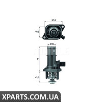 Термостат VW Golf IV 1.6i 97-06 Mahle TI16105