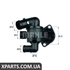 Термостат VW Passat/Golf 2.0TDI 05- Mahle TI3387