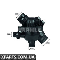 Термостат BMW 3 E90/E91/5 E60/E61/7 E65-E67 2.0-3.5 I 05- Mahle TM1497